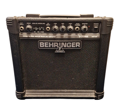 Behringer V-tone Gm108 15 Watt Guitar Amplifier Analog Modeling Amp