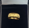 22CT Yellow Gold Band - 5.4g - Size K Hallmarked