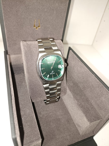 Bulova Super Seville Watch - Green Face - Boxed - Great Yarmouth