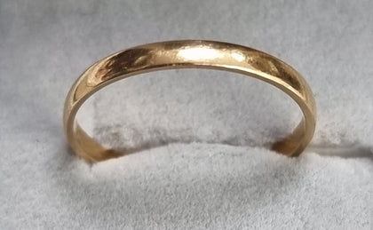 22ct Gold Ring Size T