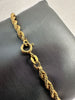 9ct 7" Yellow Gold Twist Bracelet