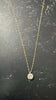 14ct yellow gold pendant & chain