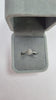 18ct White Gold 0.65ct Diamond Ring Size M