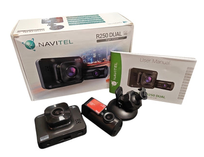 Navitel R250 Dual Front and Rear Dash Cameras**Boxed**