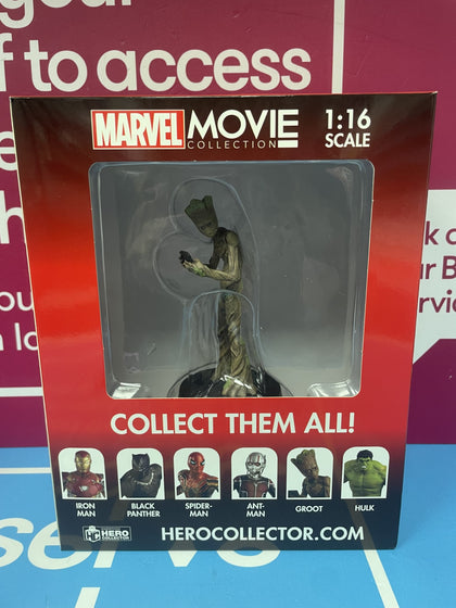 Marvel Movie Collection #84 Teenage Groot Figurine Eaglemoss English Magazine.