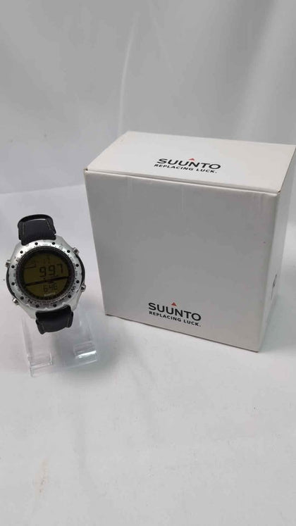 Suunto S-Lander Rugged Heavy Duty Mens Digital Watch With Leather Strap - Boxed