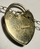 9ct Gold Gate Bracelet with Heart Clasp