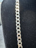 30" 925 silver chain 109g 9mm in width **HALLMARKED**