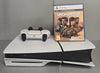 Sony Playstation 5 Slim Disc Console, White, Unboxed + Uncharted Game