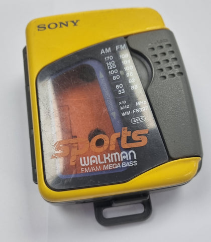 Vintage Rare - Sony Sports Walkman AM/FM Cassette Player (WM-FS397)