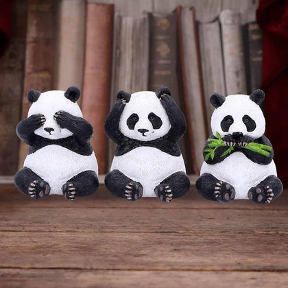 Nemesis Now Three Wise Pandas Figurines