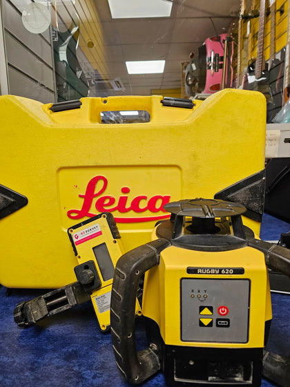 Leica Leica Rugby 620 Red Self-Levelling Rotary Laser With Receiver