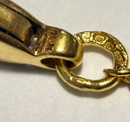 18CT Gold Curb 20” Chain