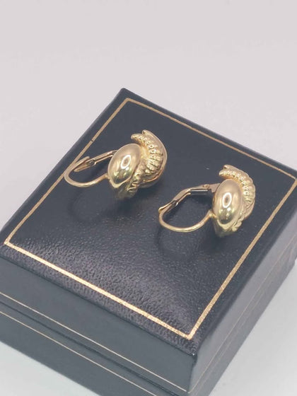 (18K 750 Hallmarked&Tested), 6.5G Gold Clip On Earrings