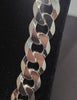925 Silver Curb Link Chain - 28" Length - 107.29G - Brand New