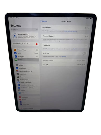 Apple iPad Air Tablet (A3268), M3, 128GB, Starlight, 13