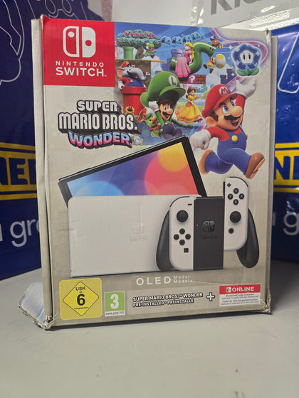 Switch Console, 64GB OLED + White Joy-Con, Boxed