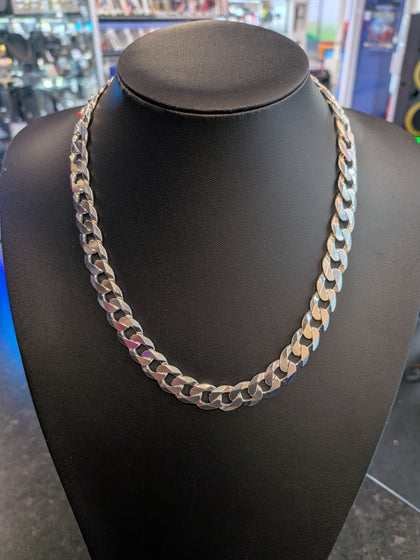 Heavy Silver Curb Chain