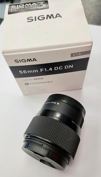 Sigma 56mm F1.4 DC DN Contemporary Lens **CANON**