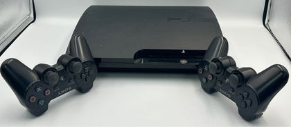 Sony PlayStation 3 Slim Console, 120GB, Unboxed, With Leads & 2 Wireless Controllers