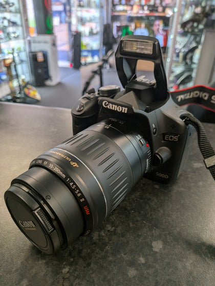 Canon Eos 500d DSLR Camera & Canon Ultrasonic  55-200mm Lens
