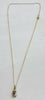 9ct Sapphire/diamond Necklace 18"