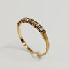 9ct Yellow Gold Ring Size O 1/2