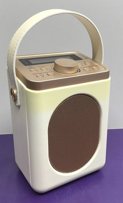 MAJORITY Little Shelford DAB FM Bluetooth Radio **ROSE GOLD / WHITE**.