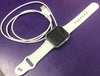 Apple Watch SE - 44mm - GPS + Cellular - Silver Aluminum Case - Deep Navy Sport Loop