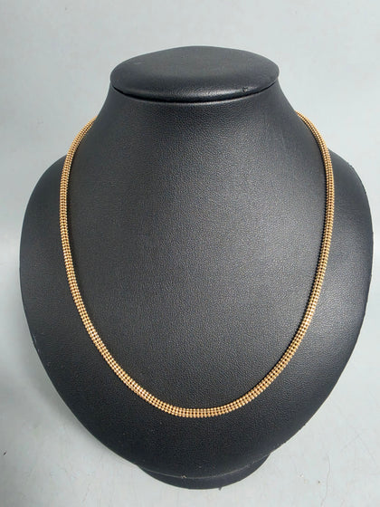 9ct GOLD NECKLACE 9.2G 375 16'' in Length