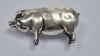 Silver pig pin cushion rare