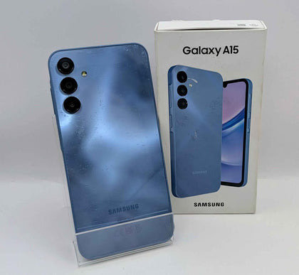 Samsung Galaxy A15 (4GB+128GB) Blue, Unlocked, Boxed *Slight scratch on screen*