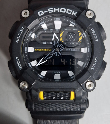 G-Shock GA-900-1AER Mens Heavy Duty Black Resin Strap Watch