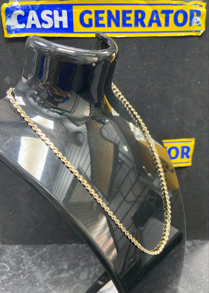 9ct Gold Fancy Chain 9.8g 18