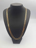 9ct Yellow Gold Classic Curb Chain Necklace – 22" Long – 32.95 Grams – Approx. 8mm Wide