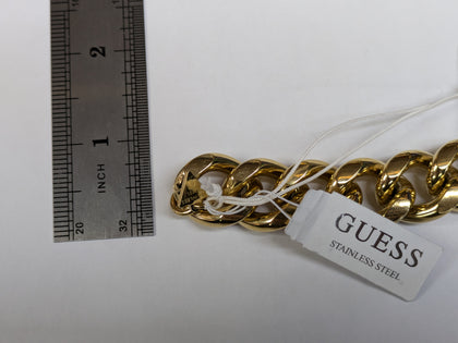 Gold Colored Guess Curb Chain