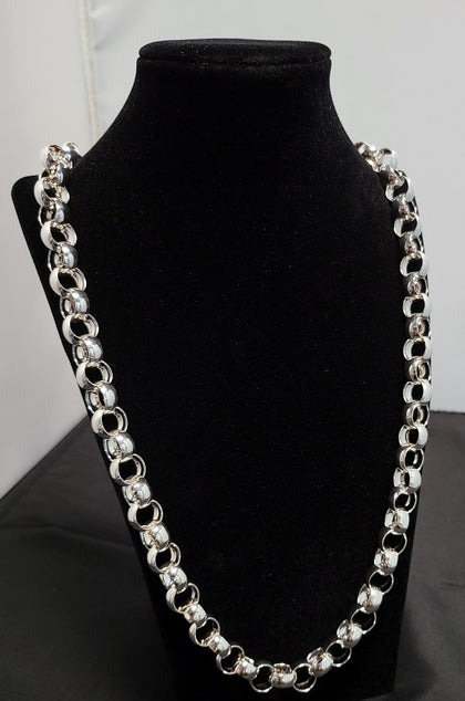 925 Silver Belcher Chain - 28