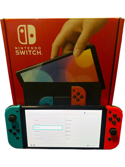 Switch Console, 64GB OLED + Mixed Joy-Con,