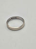 18ct White Gold Plain Mens Wedding Band Ring - Size O - 3.28 Grams