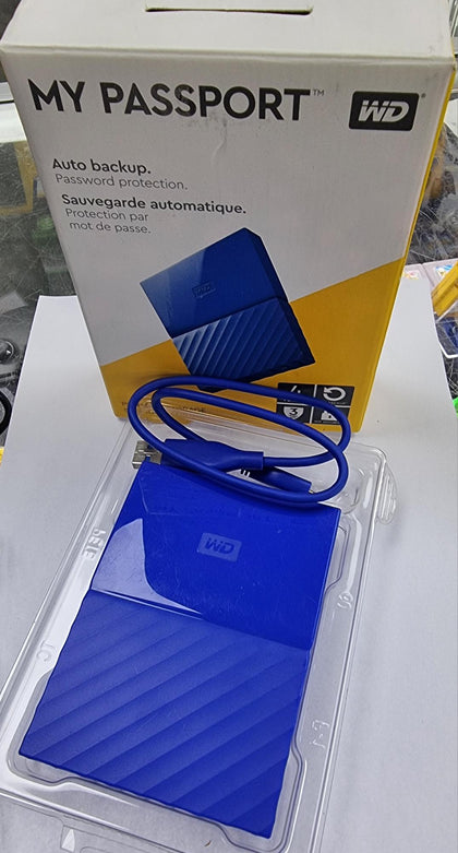 Western Digital My Passport External Hard Drive 4 TB Blue