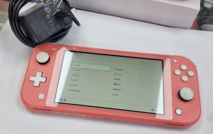 Nintendo Switch Lite Console, 32GB Coral Pink