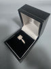 9ct Gold Halo Ring 2.9g 375 HM Size M