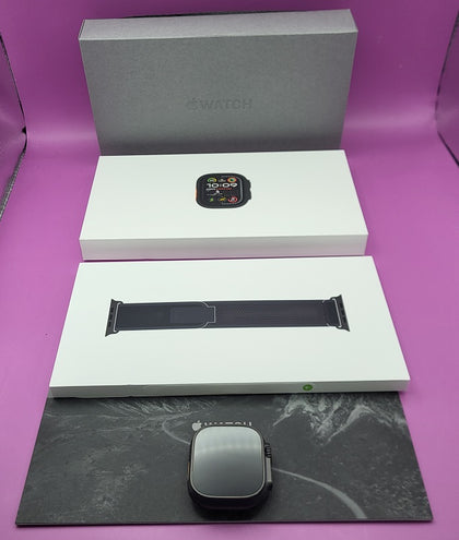 Watch Ultra 2 (Cel)  - Black Titanium - 49mm - Boxed