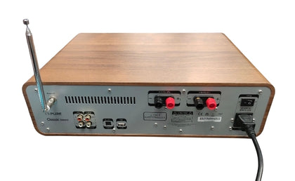 Pure Classic Stereo - The Charming HiFi Music System in Coffee Black/Walnut**Unboxed** COLLECTION ONLY