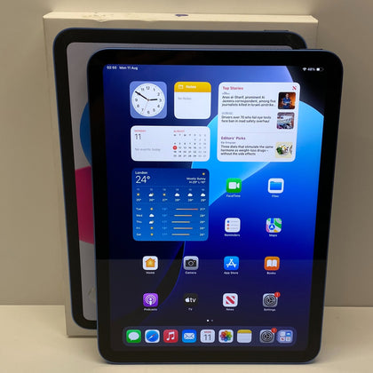 Apple iPad A16 Model A3354 128GB in Blue WiFi Boxed