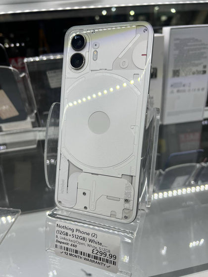 Nothing Phone 2 12GB RAM, 512GB Storage White ** CHRISTMAS SALE **