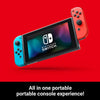 Nintendo Switch Neon Red/Blue missing stand