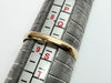 9ct yellow gold signet with pattern size R