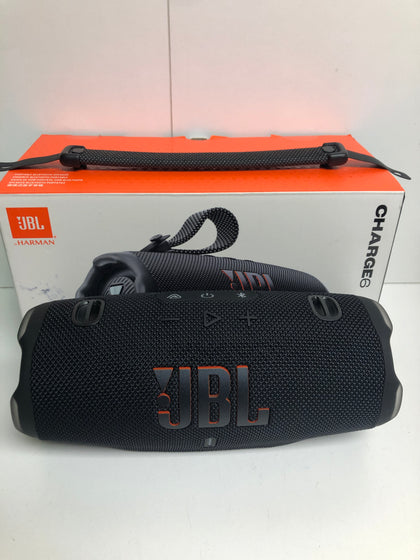 JBL Charge 6 Black Portable Bluetooth Speaker