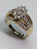 14ct Gold Classic Luxury Diamond Ring Size S